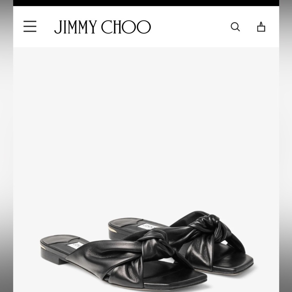 Jimmy Choo Avenue Flat never been worn, new with box and papers